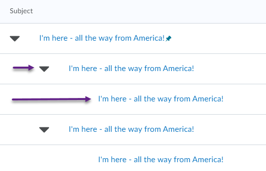 Indended replies in threaded view